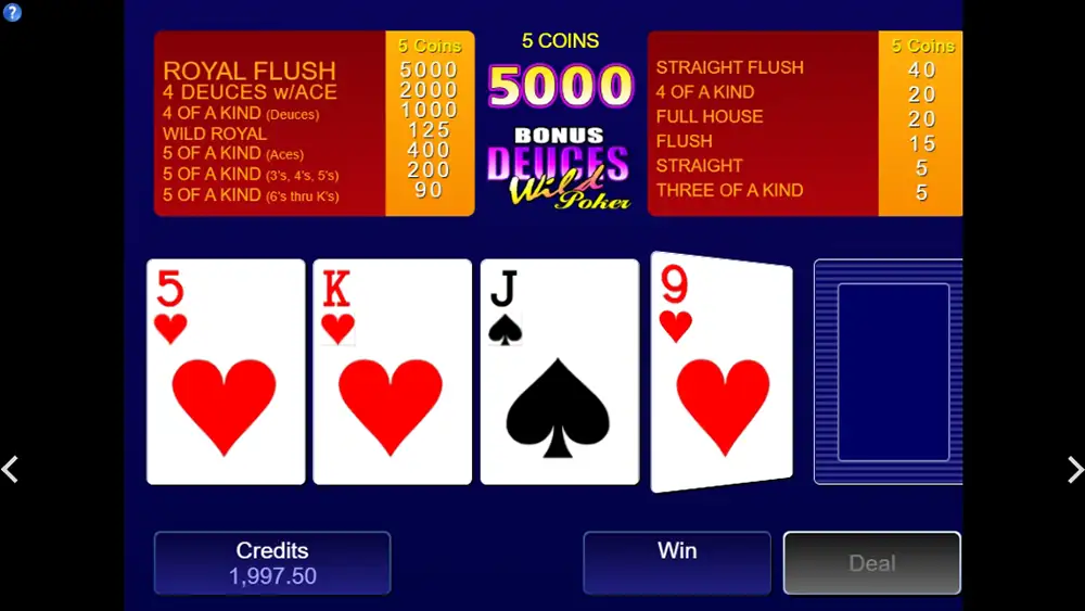 Bonus Deuces Wild