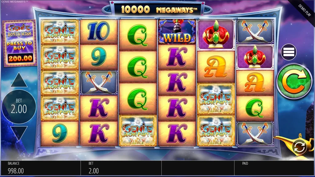 Genie Jackpots Megaways Darmowa Gra