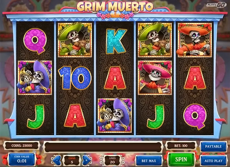 Grim Muerto automat za darmo