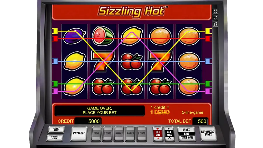 sizzling hot automat