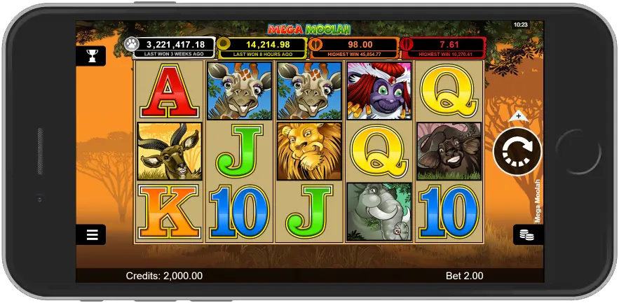 mega moolah jackpot