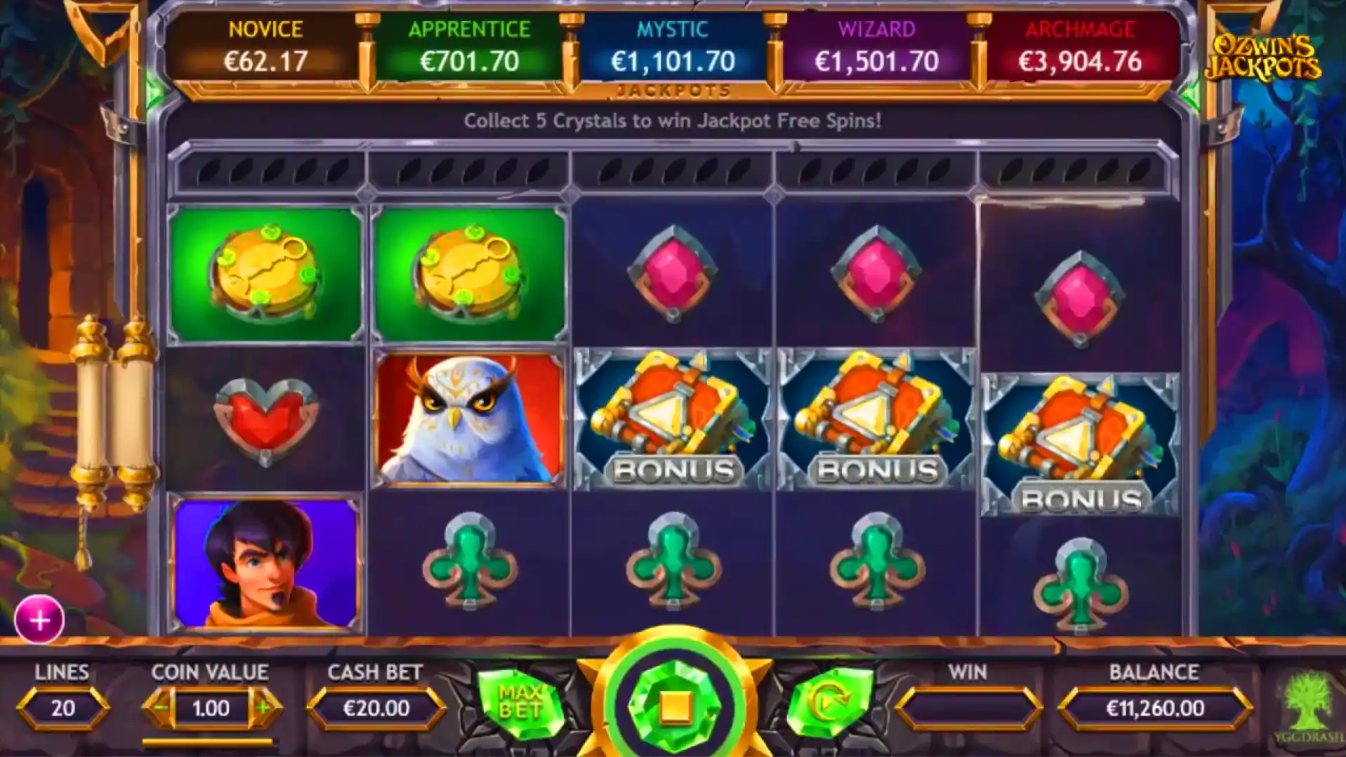 Ozwin’s Jackpots