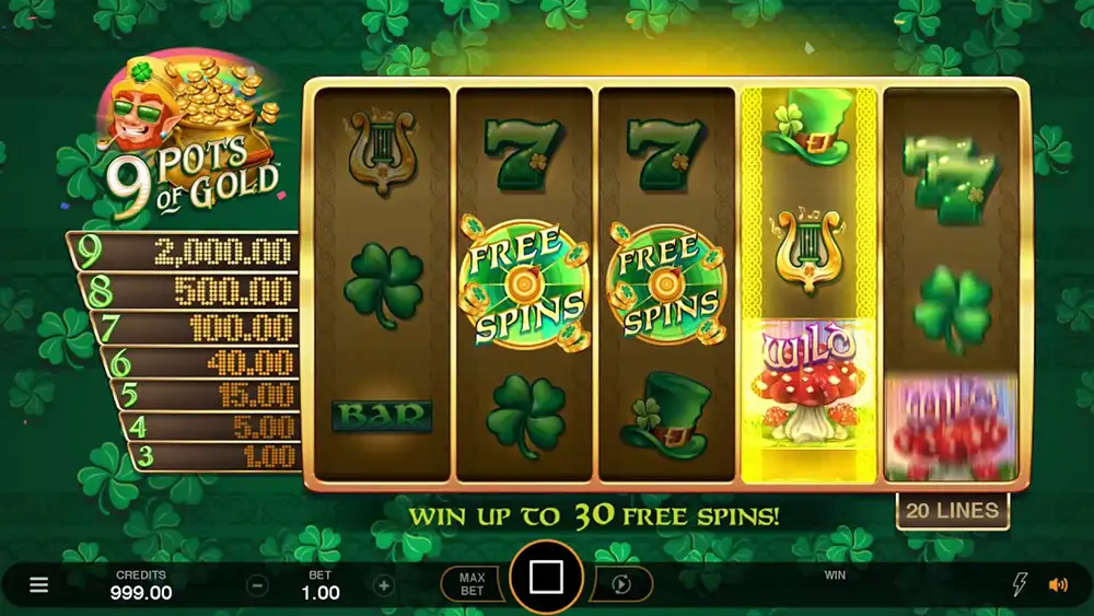 9 Pots of Gold