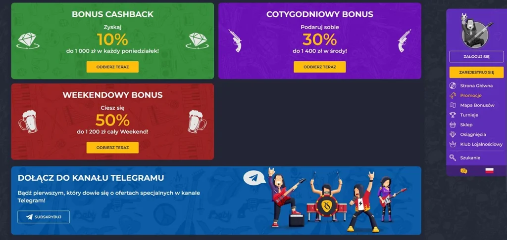 Rolling Slots Promocje