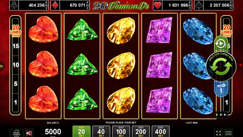 20 Diamonds