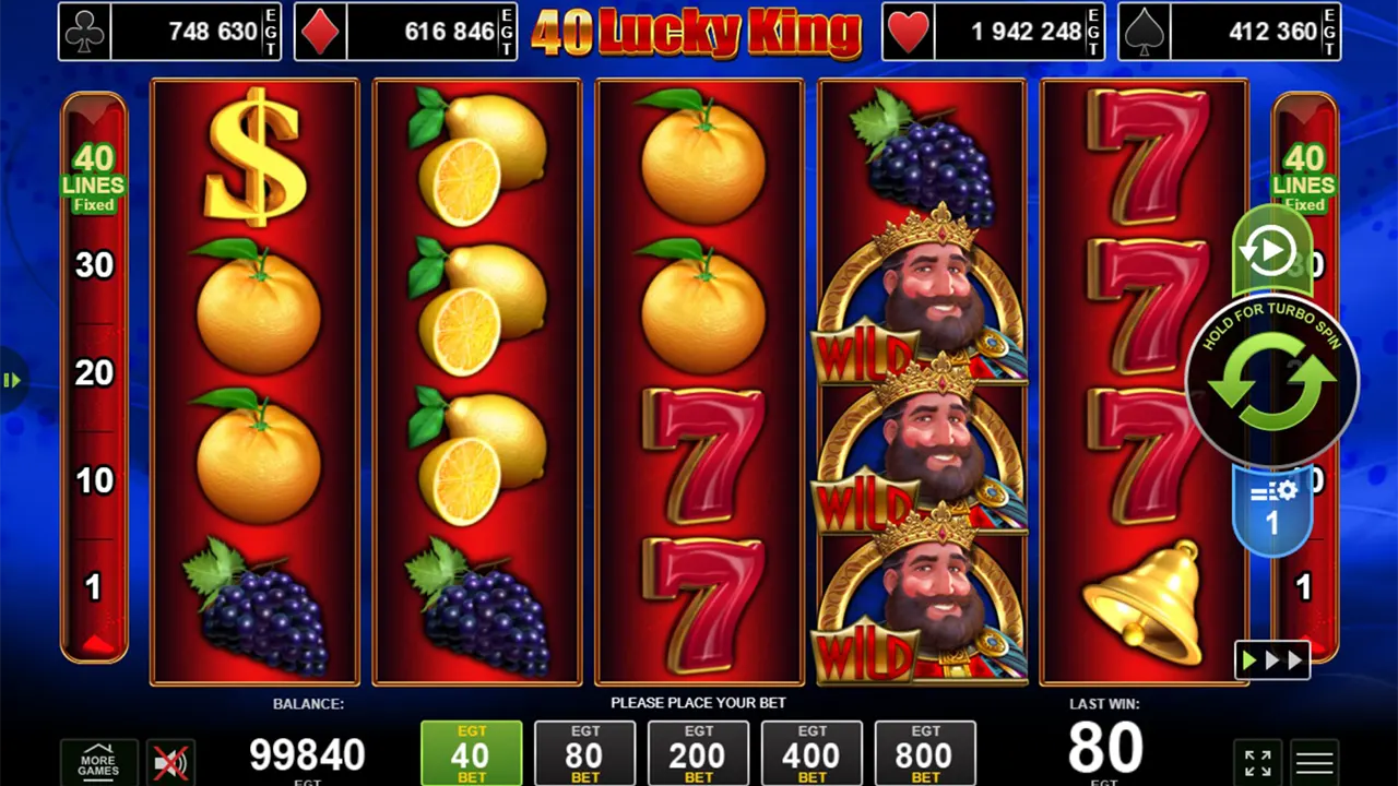 40 Lucky King