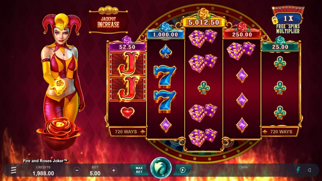 Fire and Roses Joker Symbole Specjalne