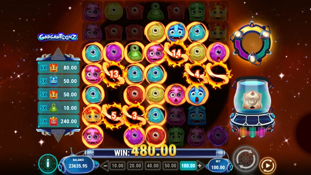 Gargantoonz slot bonus