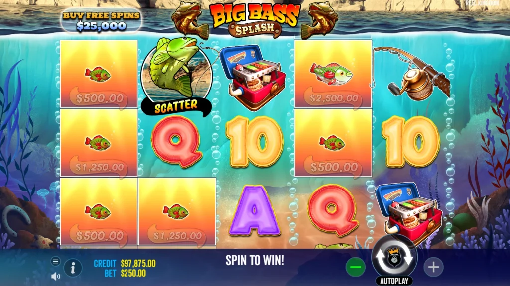 big bass splash bonus