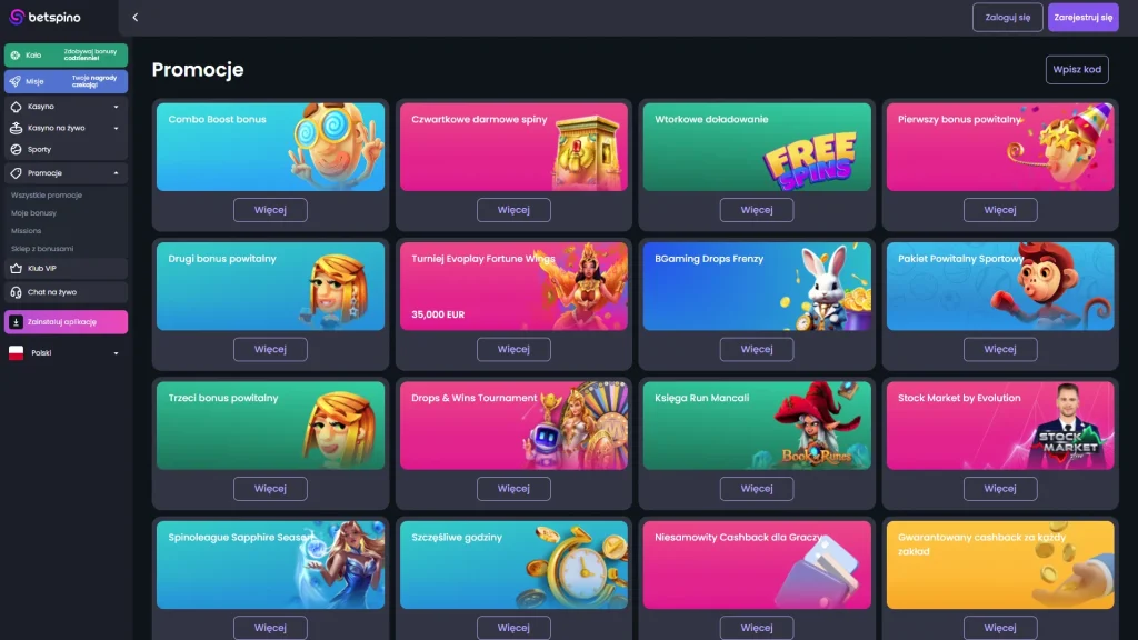 betspino Promocje