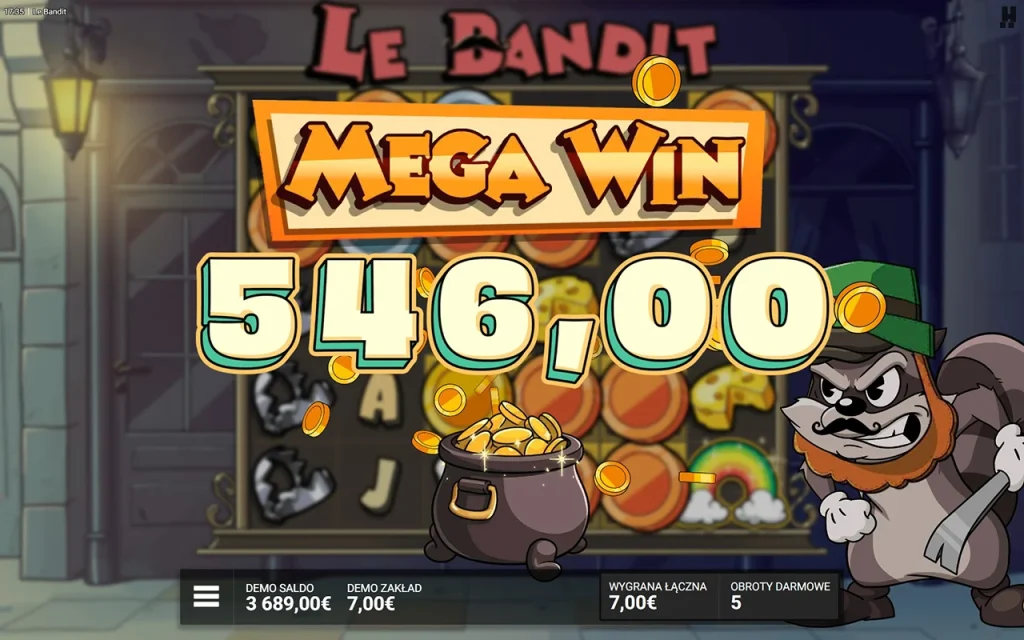 Le Bandit Mega Wygrana Le Bandit Mega Wygrana