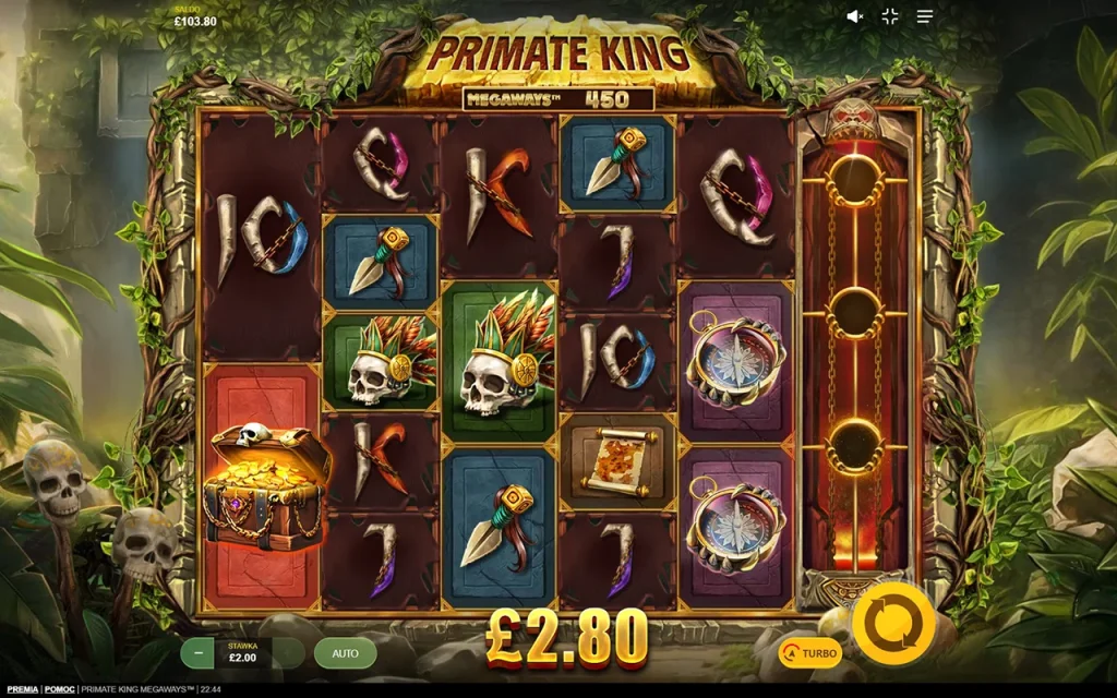 Primate King Megaways Symbole Specjalne Primate King Megaways Symbole Specjalne