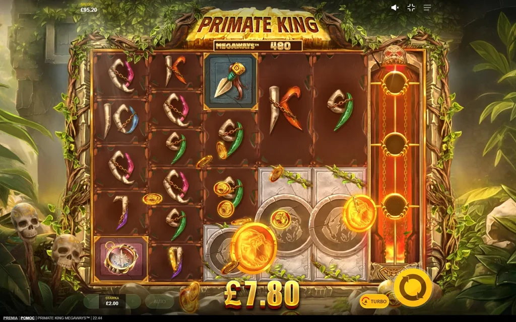 Primate King Megaways Zwycięstwo Primate King Megaways Zwycięstwo