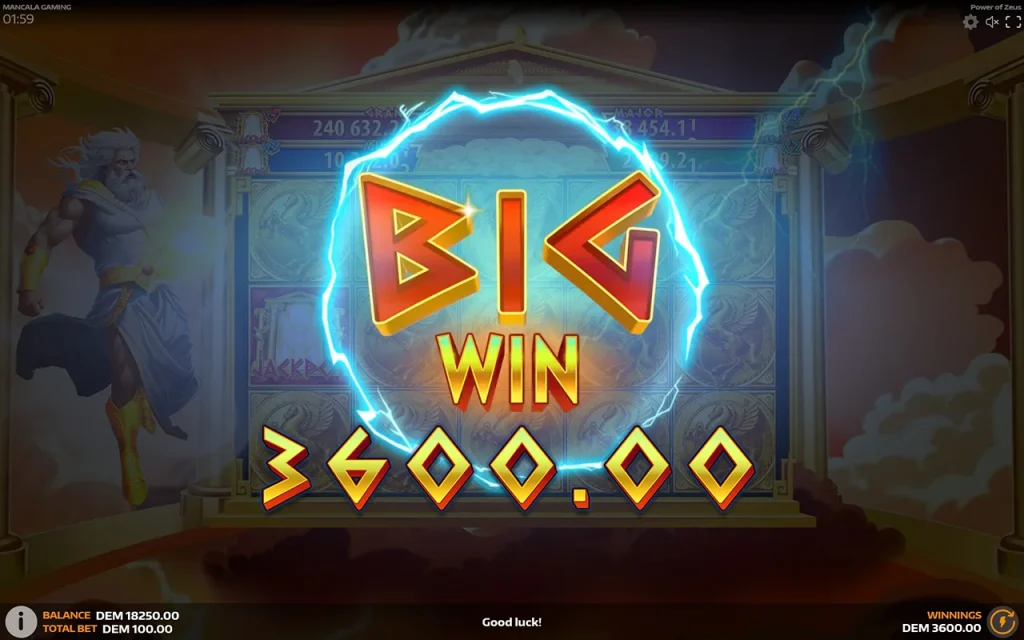 Power of Zeus Wielkie Zwycięstwo Power of Zeus Wielkie Zwycięstwo