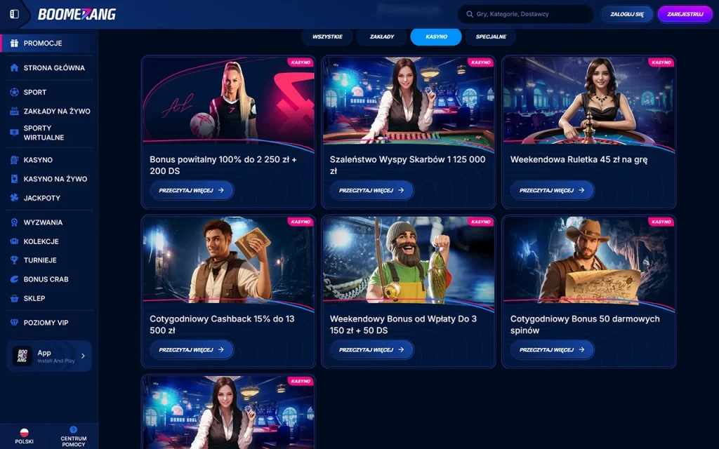 Boomerang Bet Promocje Boomerang Bet Promocje