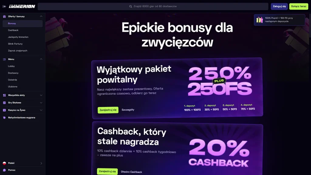 Immerion Promocje