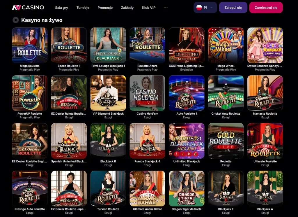 NV Casino Z Krupierem Na Zywo