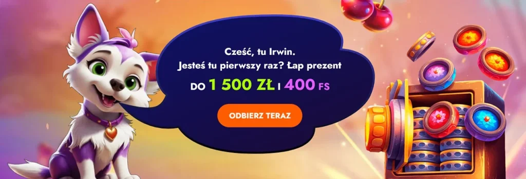 Irwin Bonus Powitalny