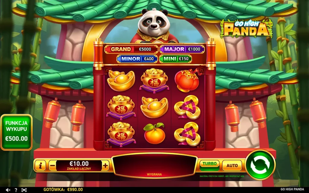 Go High Panda Darmowa Gra