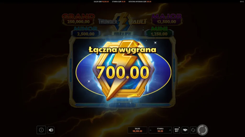 Thunder Vault Hold & Win Wygrana Thunder Vault Hold & Win Wygrana