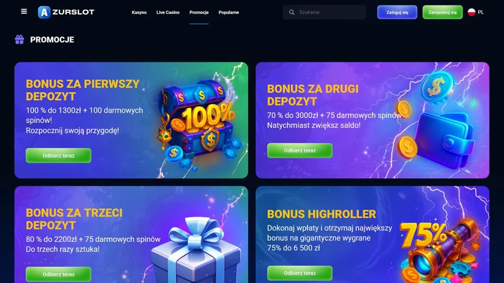AzurSlot Promocje