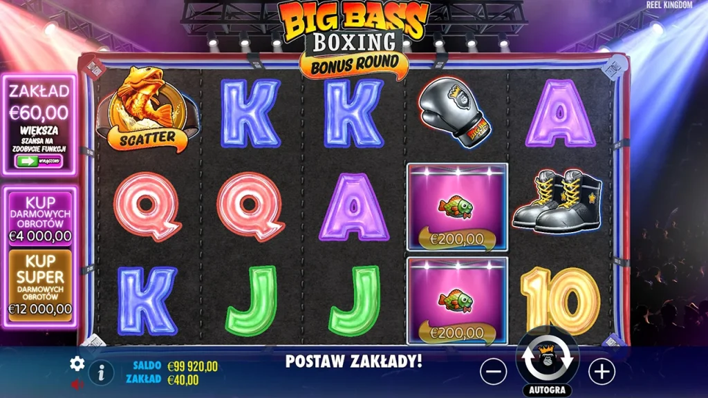 Big Bass Boxing Bonus Round Darmowa Gra