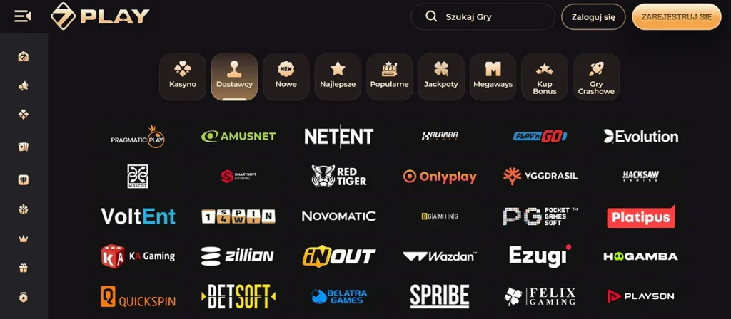 SevenPlay Dostawcy