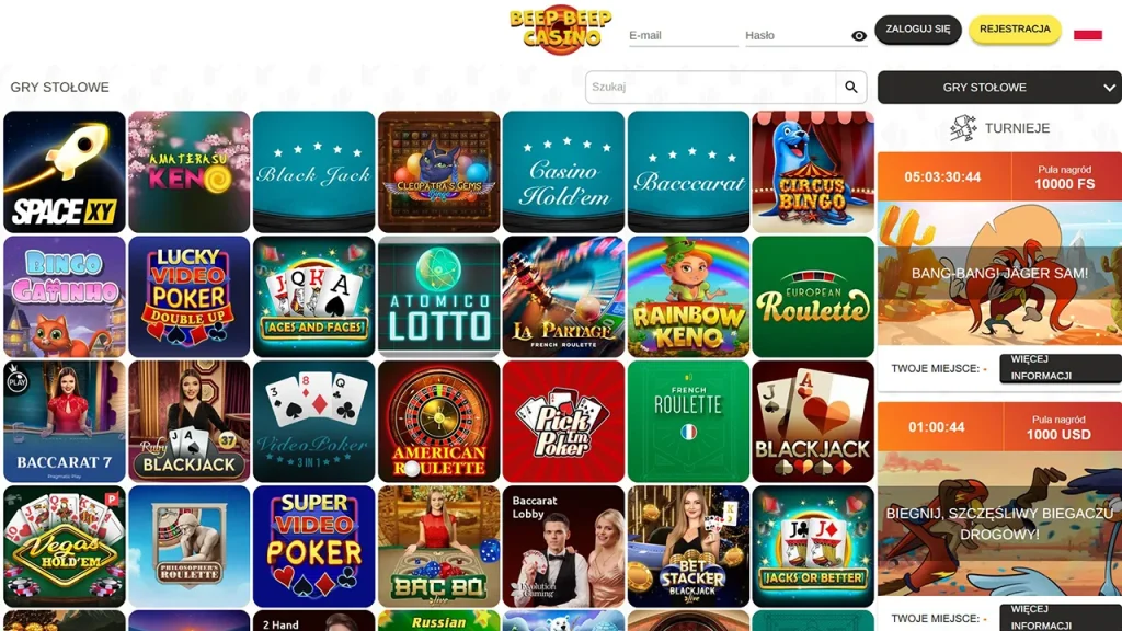 Beep Beep Casino Z Krupierem Na Zywo