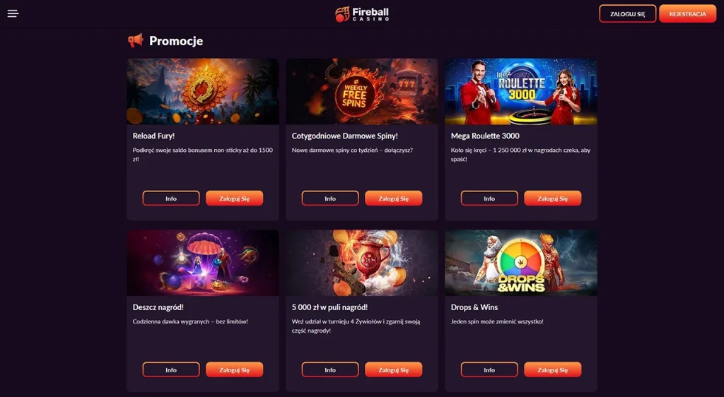 Fireball Casino Promocje Fireball Casino Promocje