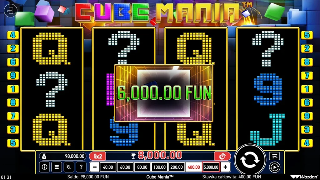 Cube Mania Wygrana