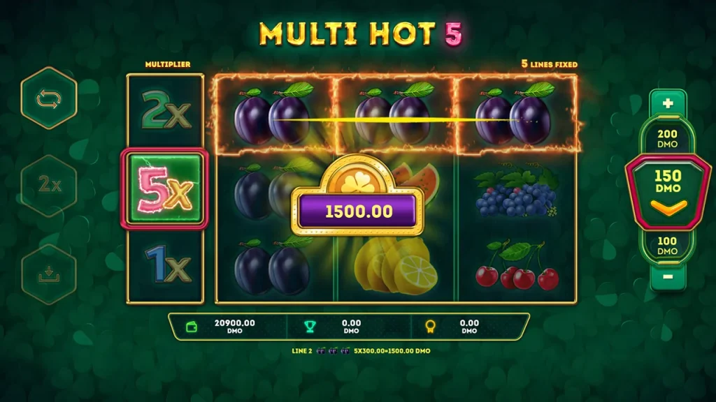 Multi Hot 5 Wygrana