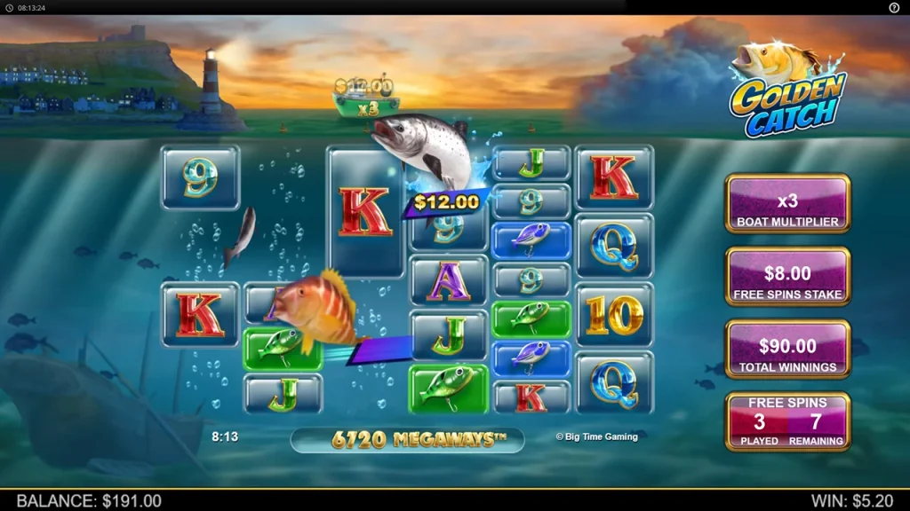 Golden Catch Darmowe Spiny