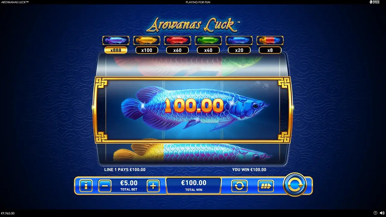 Arowana's Luck™ Wygrana