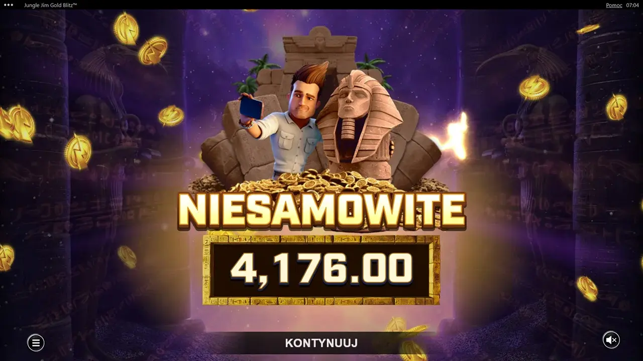 Jungle Jim Gold Blitz Wygrana Jungle Jim Gold Blitz Wygrana