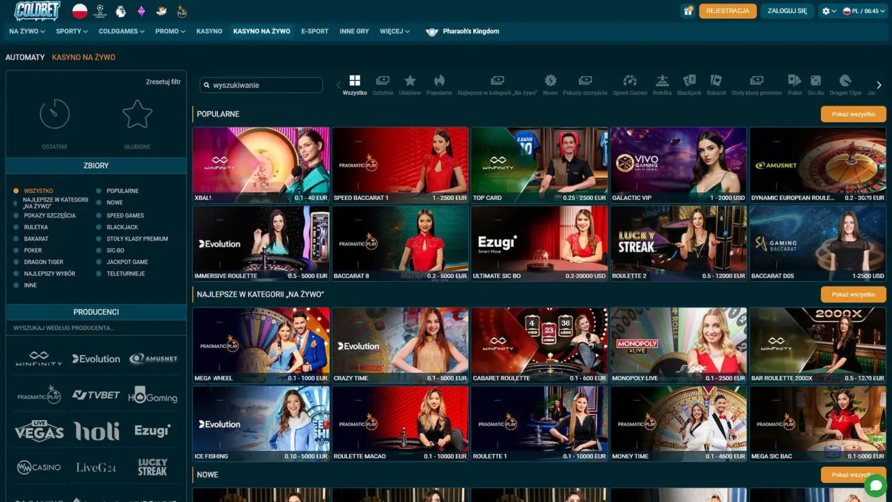 ColdBet Z Krupierem Na Zywo ColdBet Z Krupierem Na Zywo