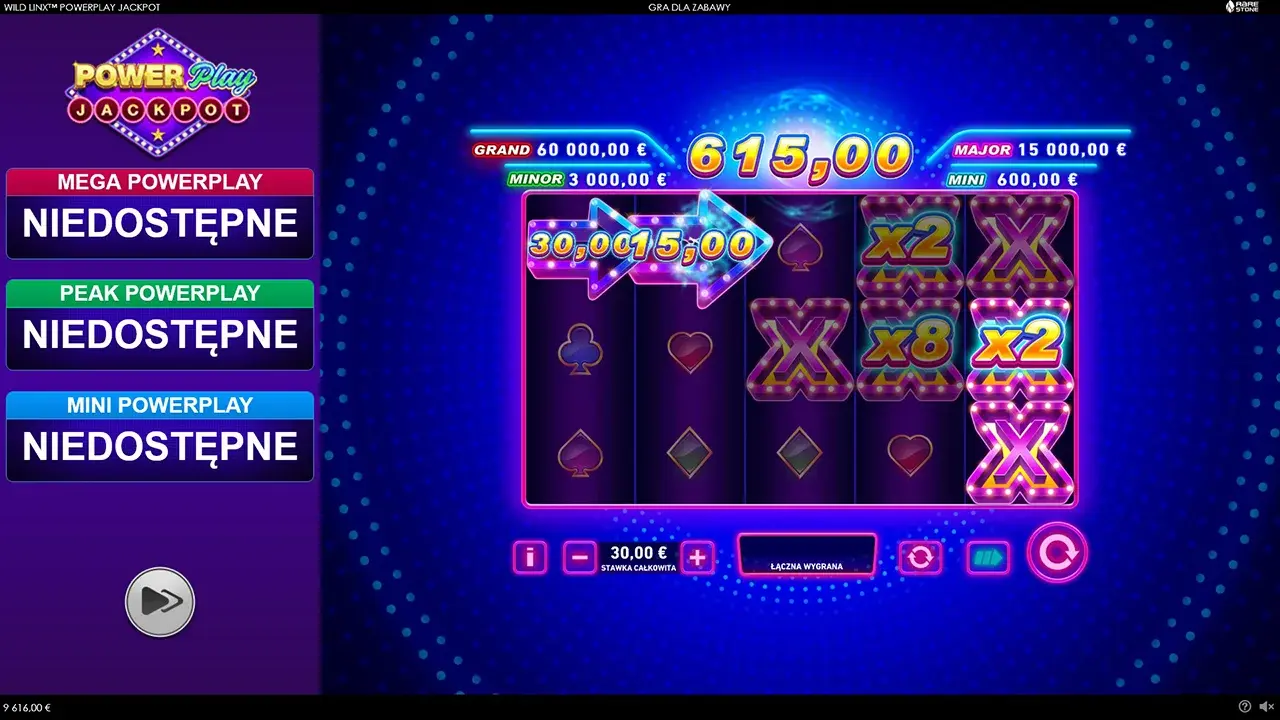 Wild Linx™ Powerplay Jackpot Mnożnik