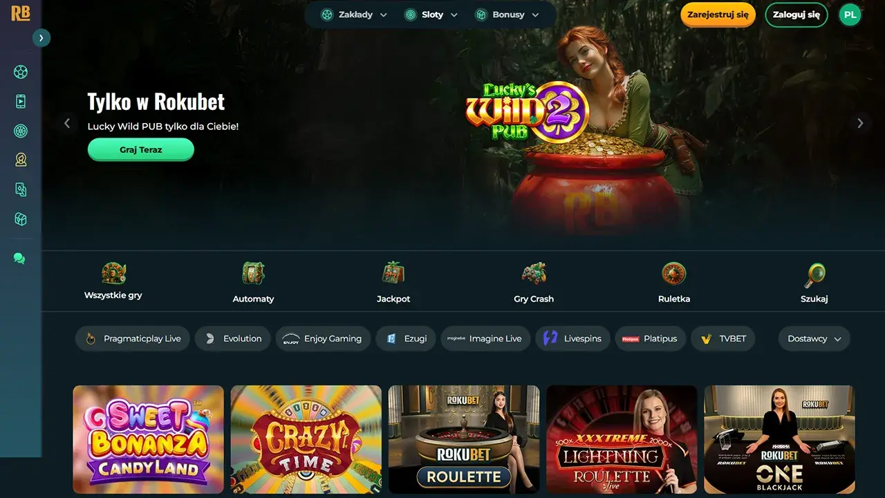 RokuBet Casino Krupier na Żywo