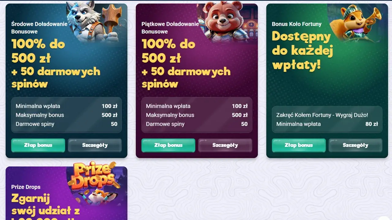 SafeCasino Casino Promocje