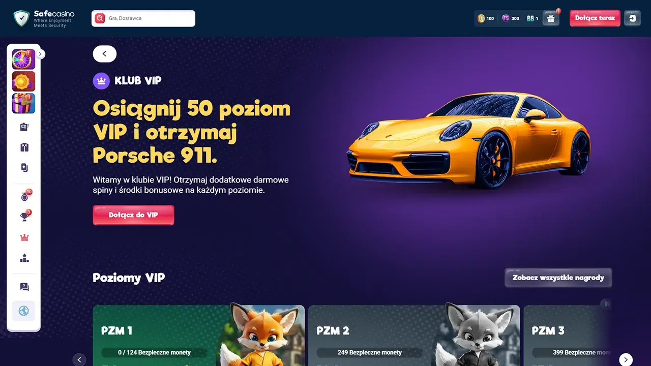 SafeCasino Casino Klub VIP