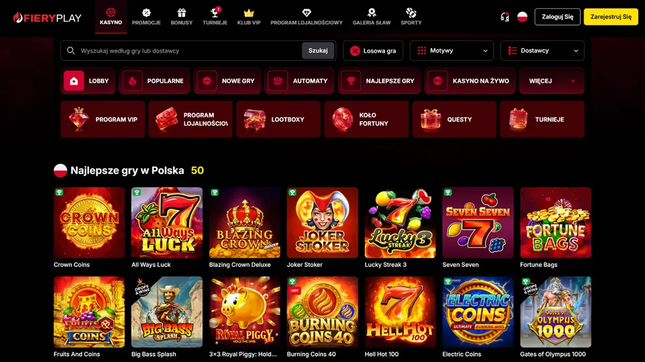 FieryPlay Casino Gry