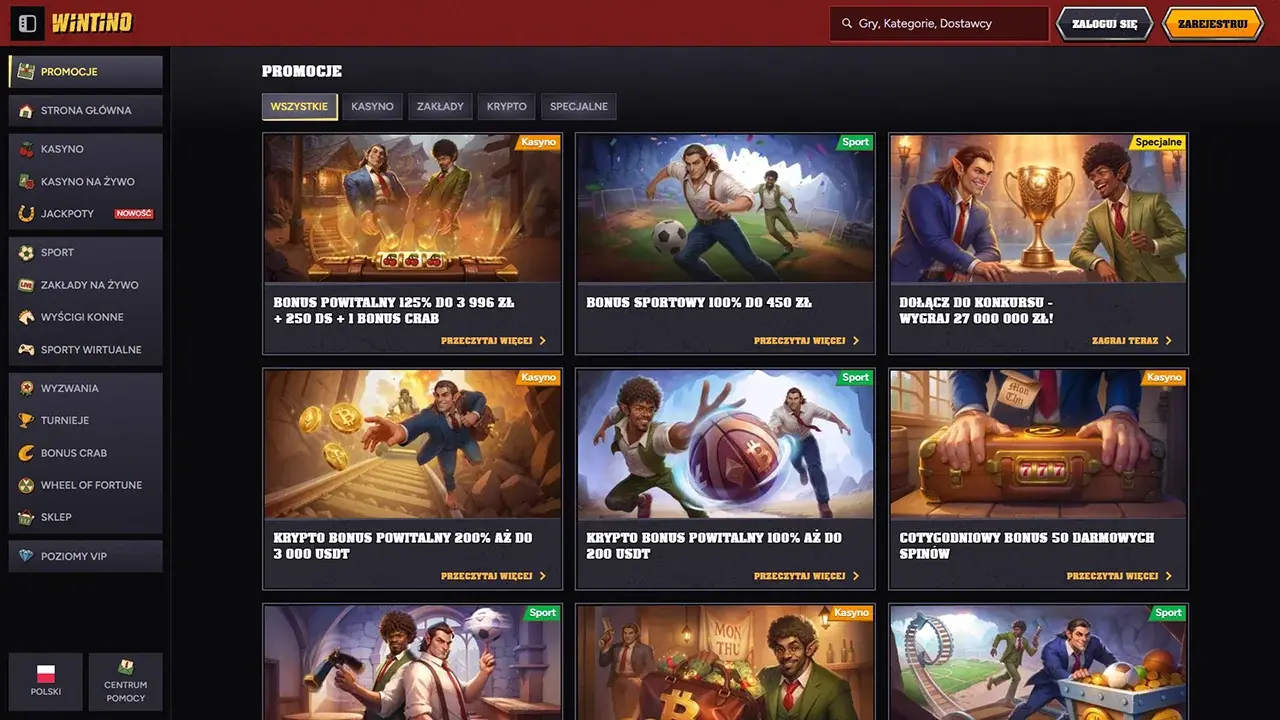 Wintino Casino Promocje
