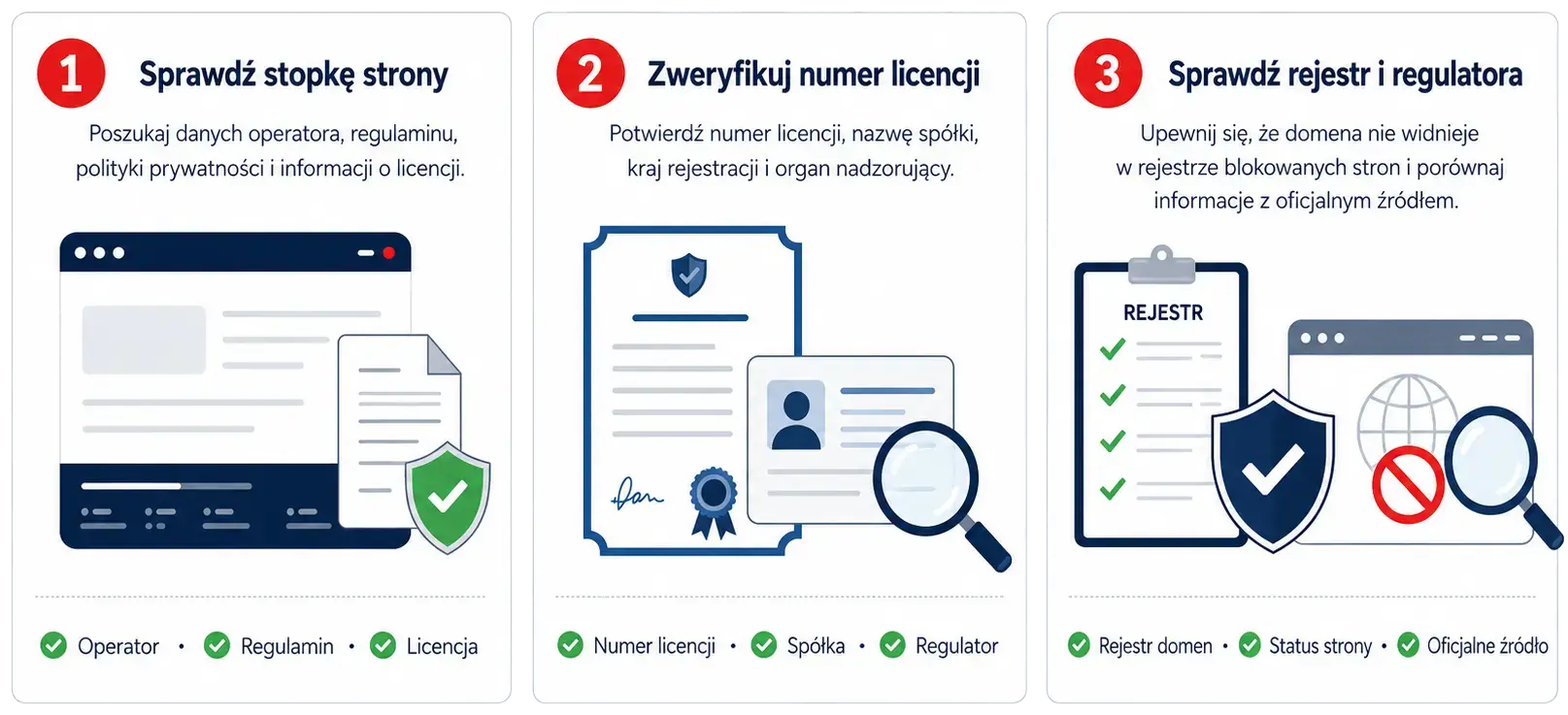 Jak sprawdzić legalność kasyna online krok po kroku