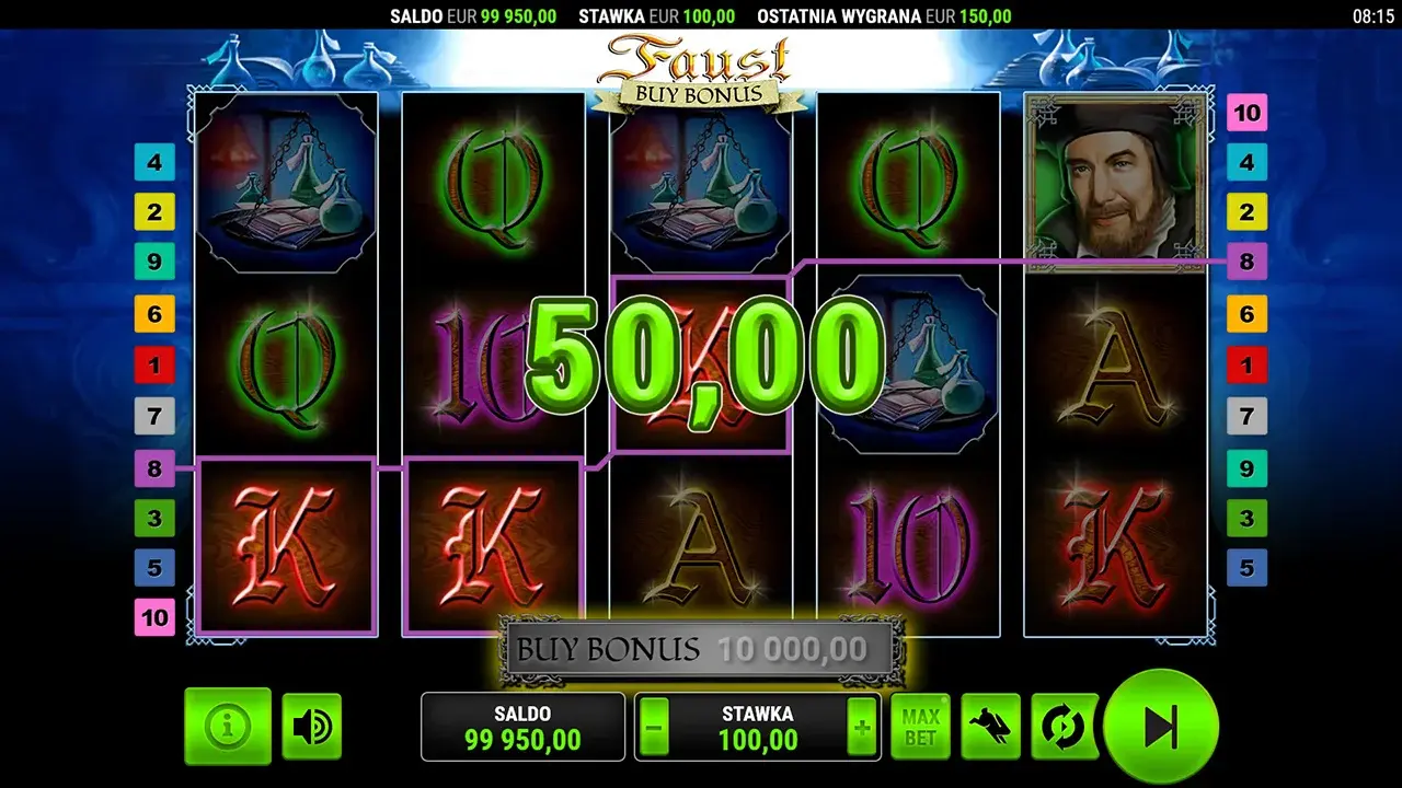 Faust Buy Bonus Gra za Darmo