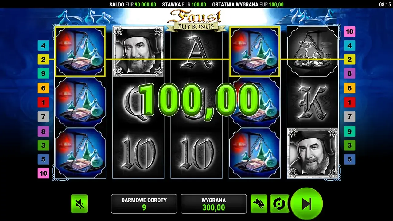 Faust Buy Bonus Darmowe Spiny