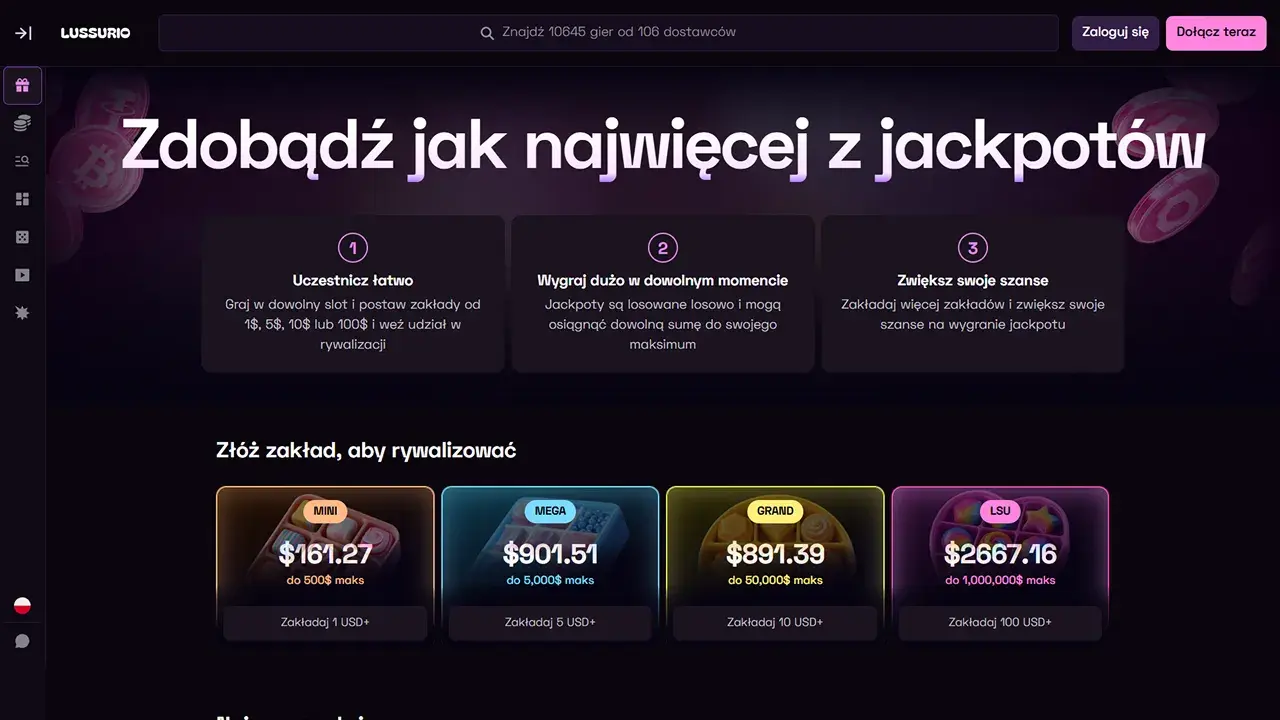 Lussurio Casino Promocje