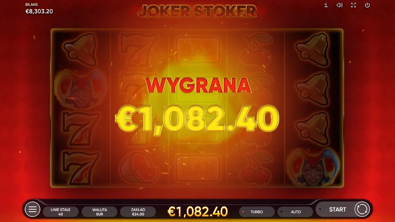 Joker Stoker Wygrana