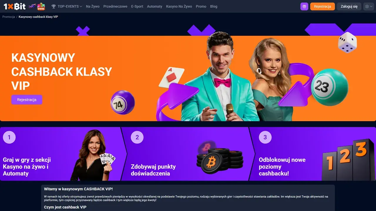 1xBit Casino Program Lojalnościowy 1xBit Casino Program Lojalnościowy