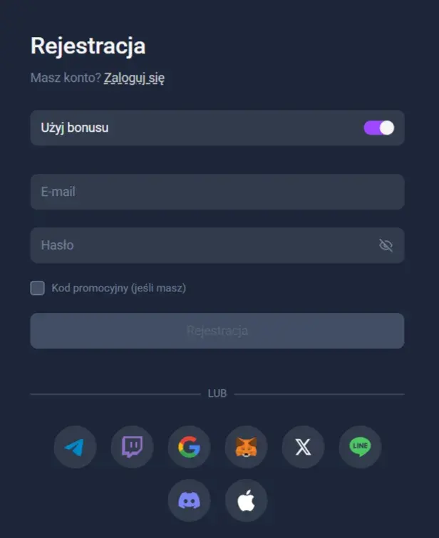 1xBit Casino Formularz Rejestracyjny 1xBit Casino Formularz Rejestracyjny
