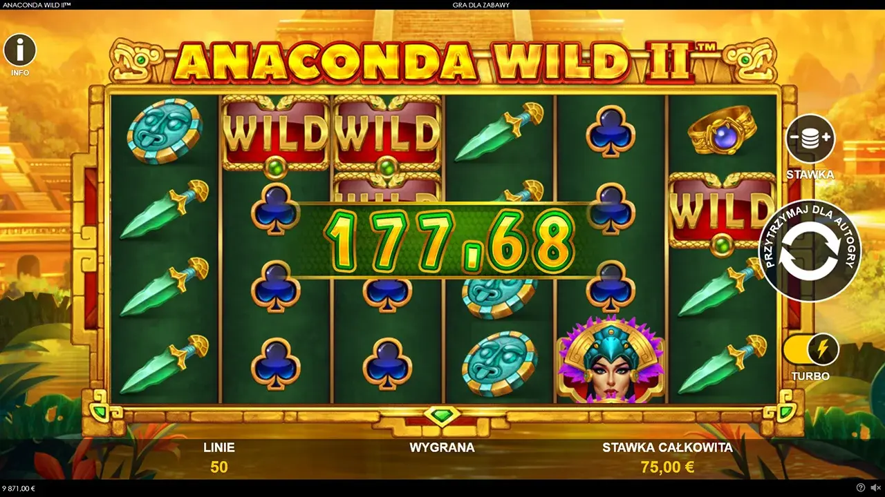 Anaconda Wild 2 Wygrana