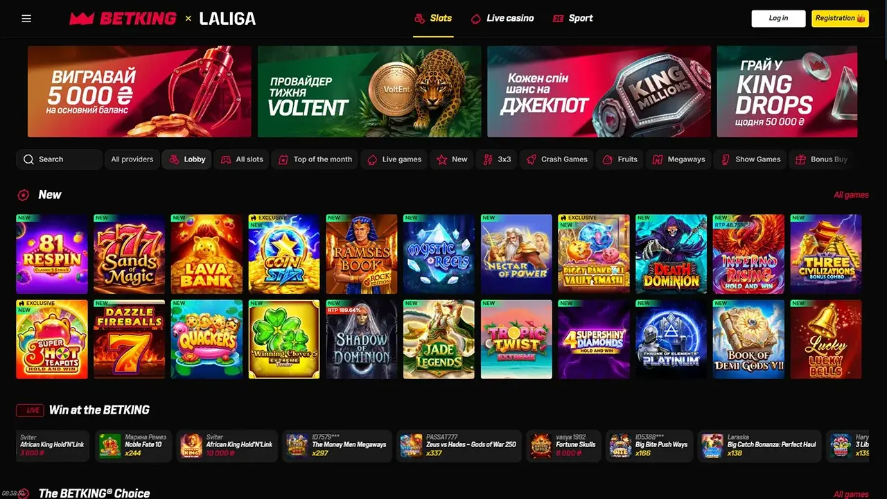 BETKING Casino Gry
